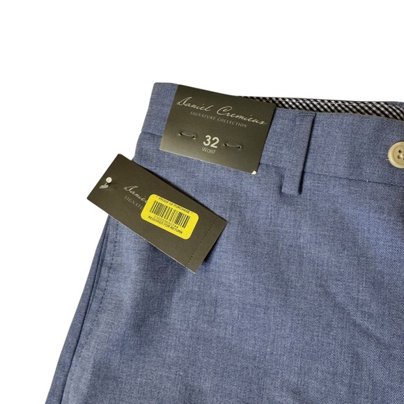 Daniel Cremieux Signature Collection Mens Blue Linen Blend Shorts Size 32 NWT - Picture 3 of 8